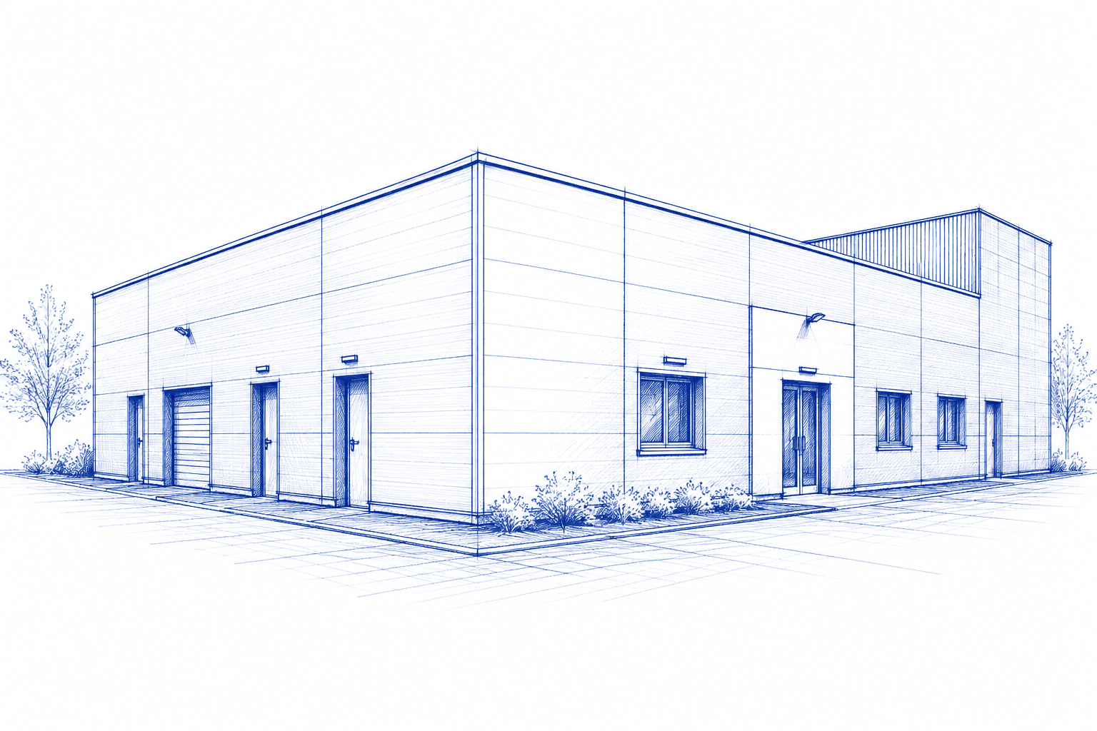 Bâtiment professionnel réalisé par TH Concept